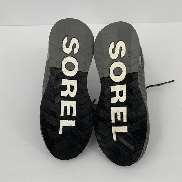 Sorel Out n About III waterproof winter boots lace-up ankle gray black new 6 - Picture 6 of 7